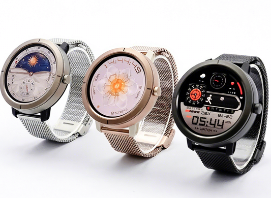 EDM76 Ultra-Slim Women Smart Watch — 1.32" AMOLED 50M Waterproof GPS Sports Smartwatch