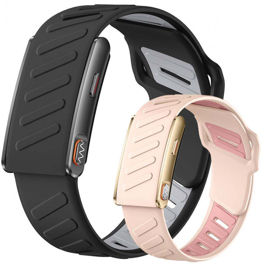 EKR96 PRO Screenless Smart Band in Black and Pink colorways